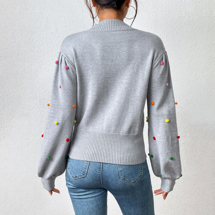 Suéter De Tricot Elegante