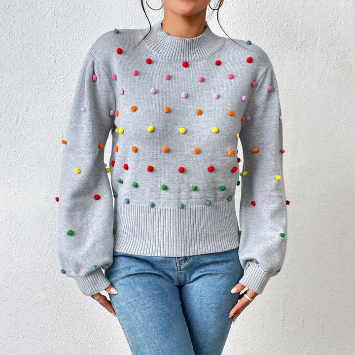 Suéter De Tricot Elegante