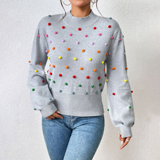 Suéter De Tricot Elegante