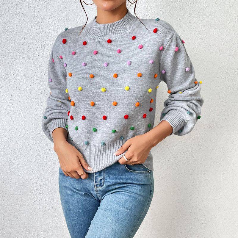Suéter De Tricot Elegante
