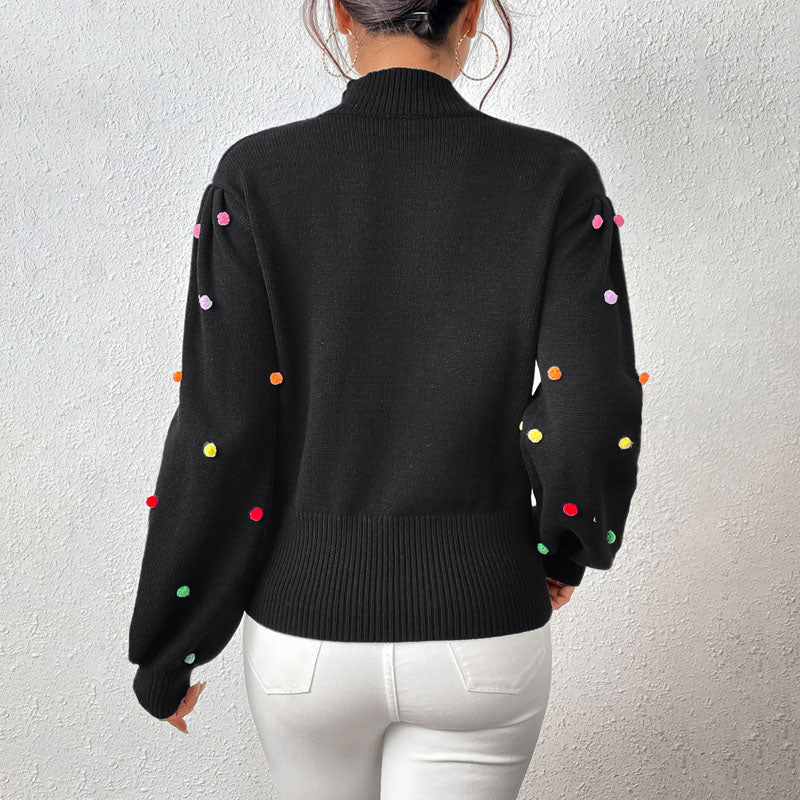 Suéter De Tricot Elegante