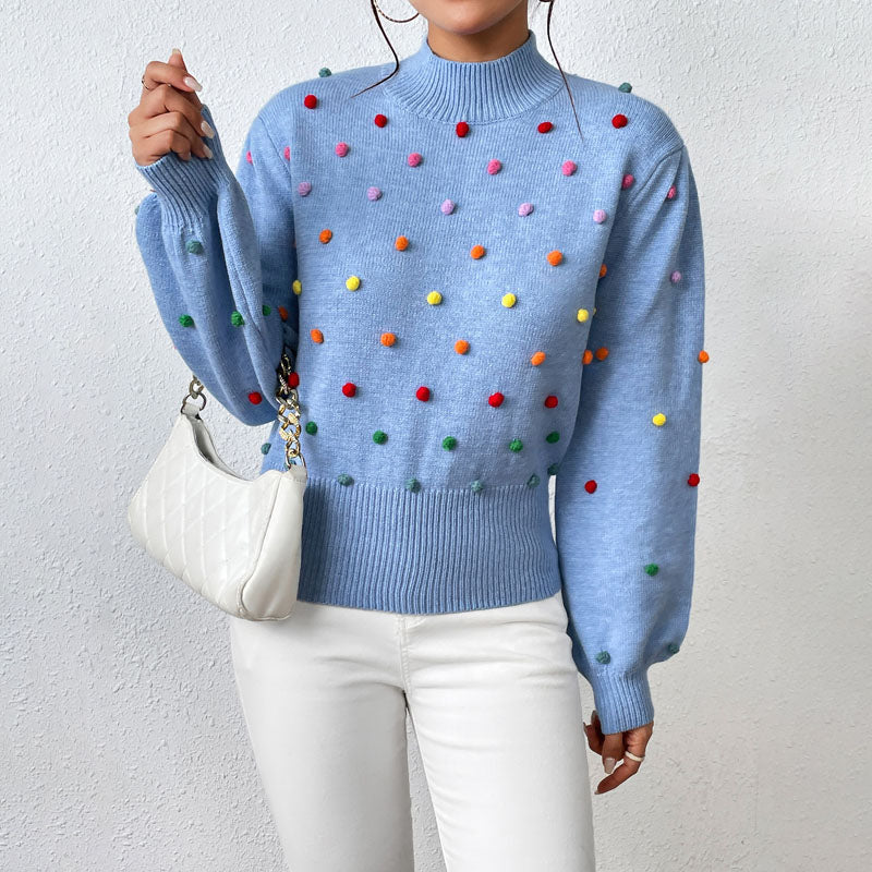 Suéter De Tricot Elegante
