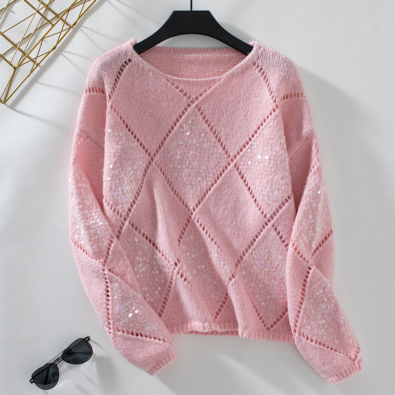 Suéter de Tricot Hueco Casual