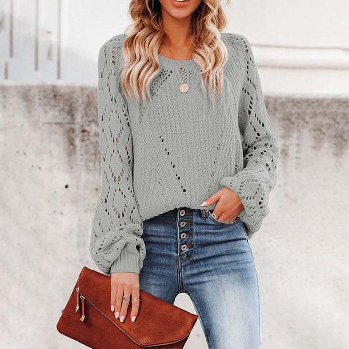Suéter de Tricot Hueco Casual