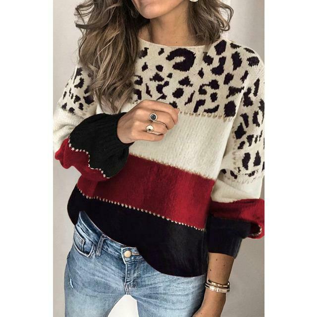Pañuelo Patchwork Impreso Leopardo