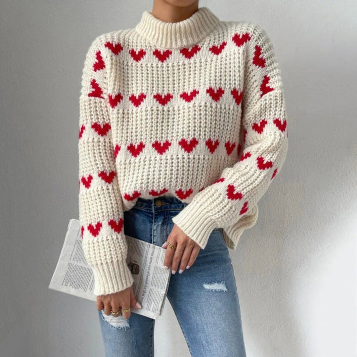Pull Casual De Punto Corazón