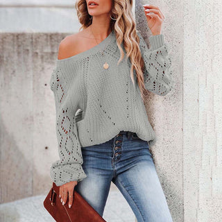 Suéter de Tricot Hueco Casual