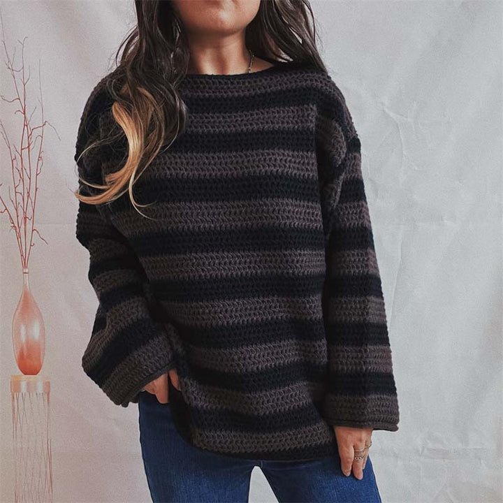 Suéter De Rayas Casual