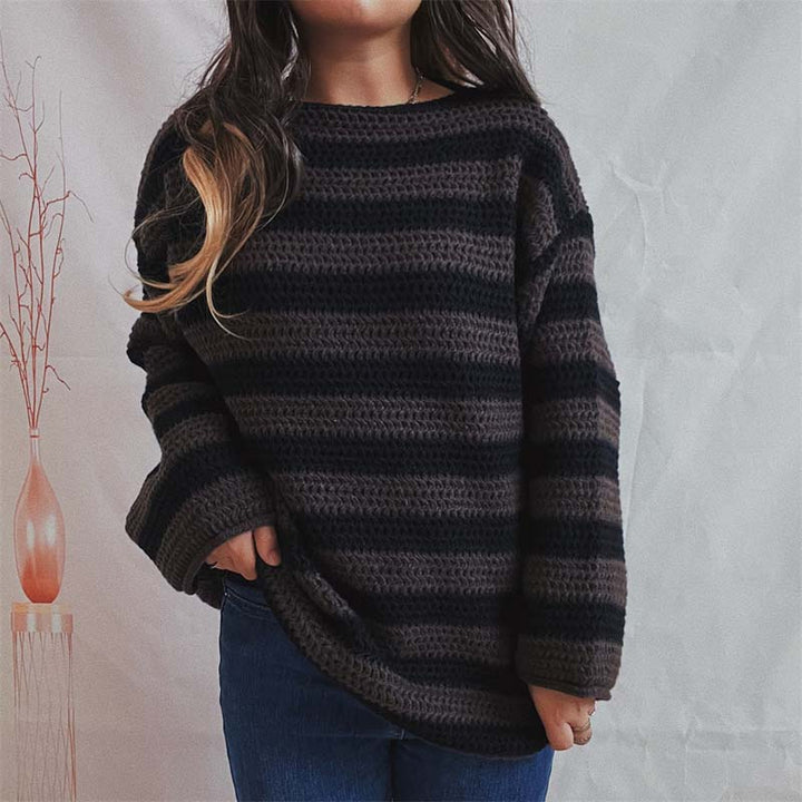 Suéter De Rayas Casual