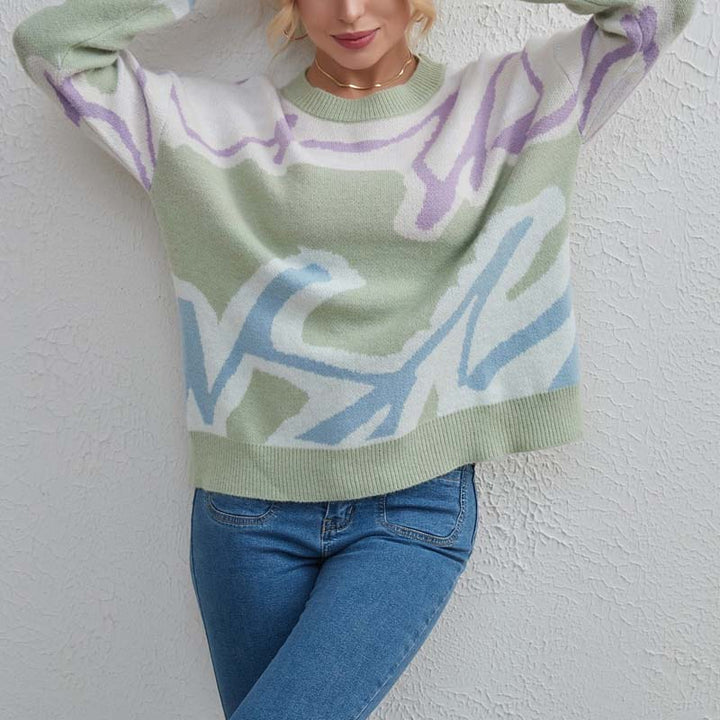 Sudadera Descontracturada A Rayas De Colores