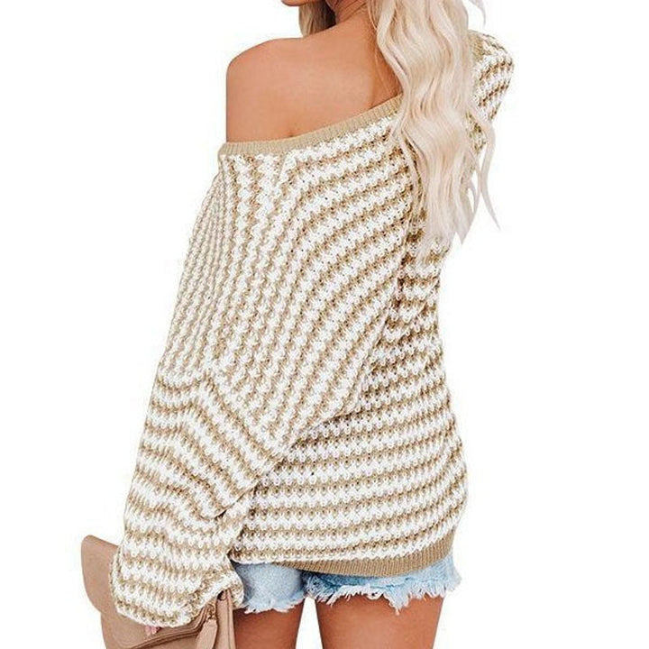 Pull De Tricot Casual A Rayas