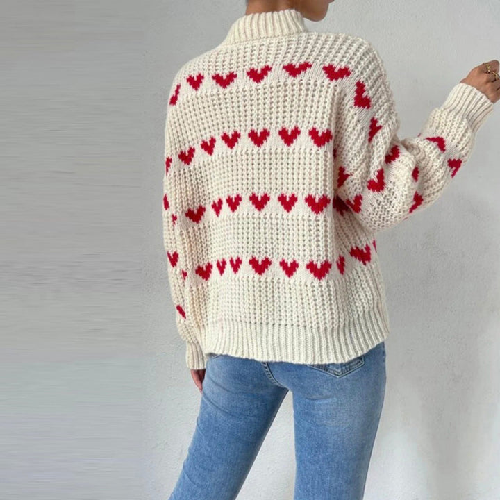 Pull Casual De Punto Corazón