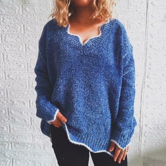 Pull Casual De Color Sólido