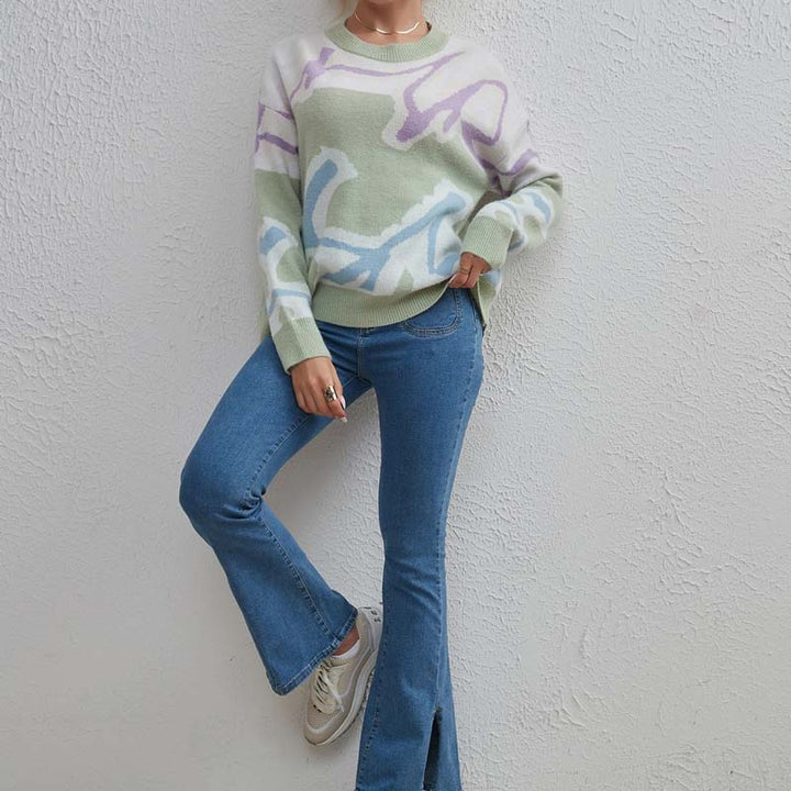 Sudadera Descontracturada A Rayas De Colores