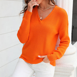 Jersey De Punto Casual De Color Sólido