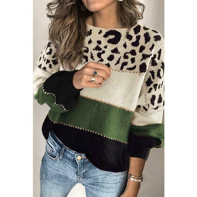 Pañuelo Patchwork Impreso Leopardo