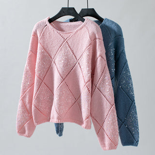Suéter de Tricot Hueco Casual