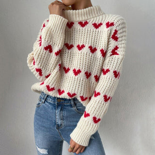 Pull Casual De Punto Corazón
