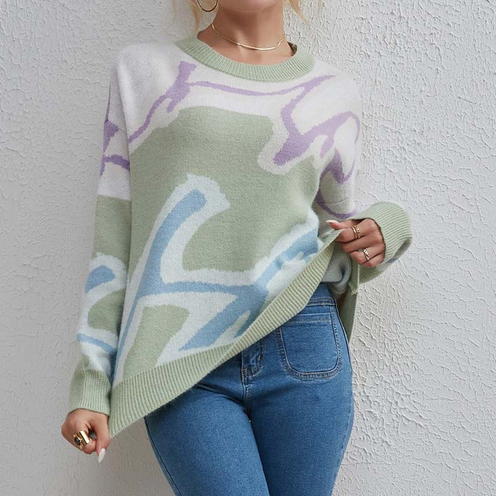 Sudadera Descontracturada A Rayas De Colores