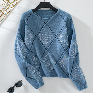 Suéter de Tricot Hueco Casual