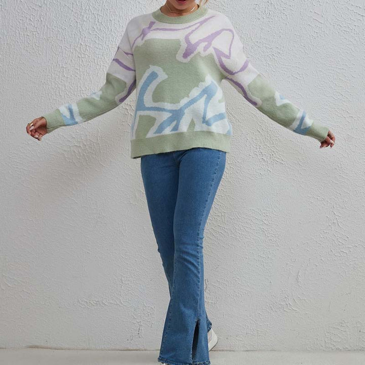 Sudadera Descontracturada A Rayas De Colores