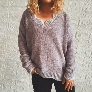 Pull Casual De Color Sólido