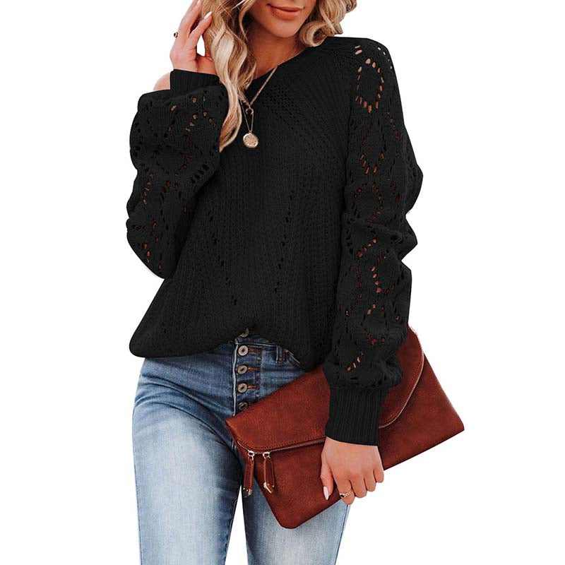 Suéter de Tricot Hueco Casual