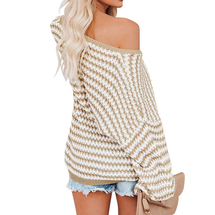Pull De Tricot Casual A Rayas