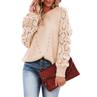 Suéter de Tricot Hueco Casual