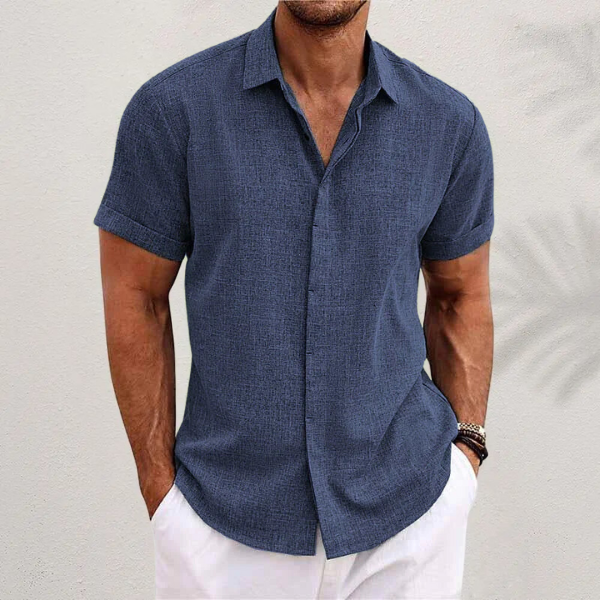 Elvoria | Camisa de lino clásica