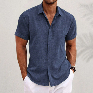Elvoria | Camisa de lino clásica