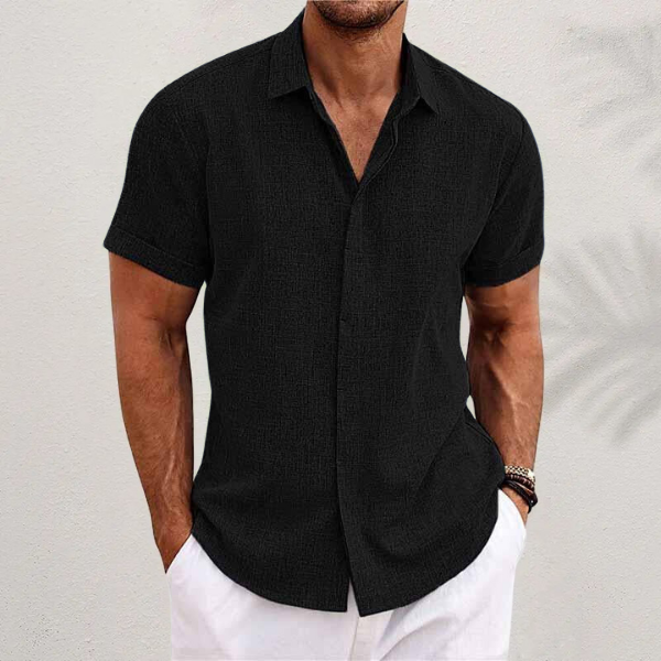 Elvoria | Camisa de lino clásica