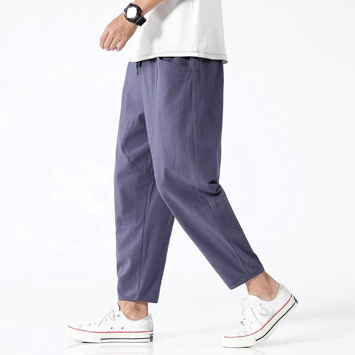 Elvoria| Pantalón Corto de Algodón/Lino