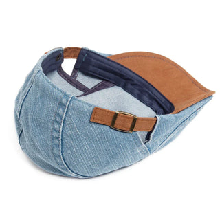 Elvoria | Gorro plano de denim premium