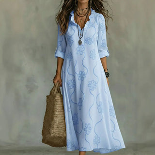 Sienna™ | Vestido de Verano con Flores que Disimula la Barriga