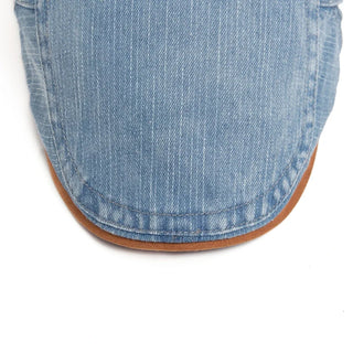 Elvoria | Gorro plano de denim premium
