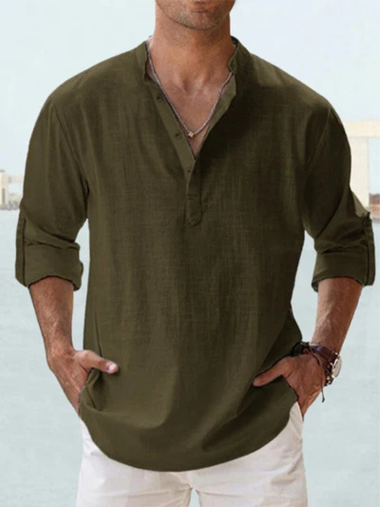 Elvoria | Camisa de lino transpirable