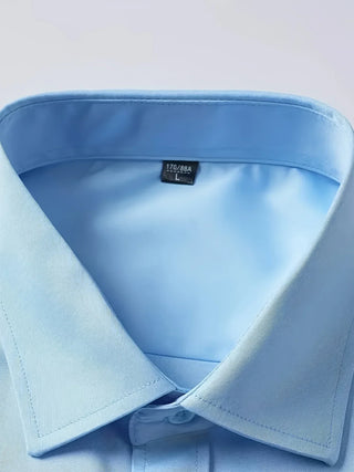 Elvoria | Camisa elegante de manga larga con botones