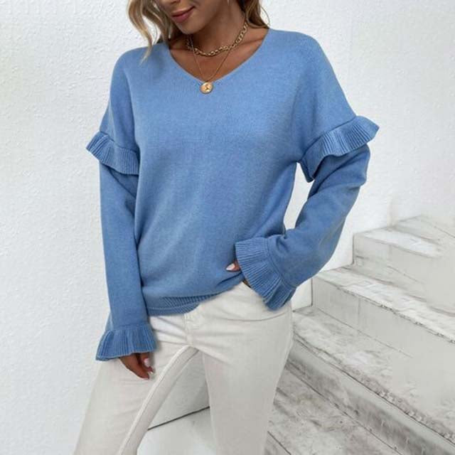 Sudadera Casual de Color Sólido