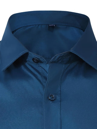 Elvoria | Camisa elegante de manga larga con botones
