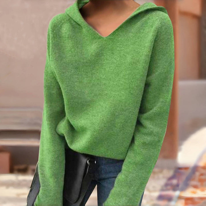 Sudadera Con Capucha De Color Sólido