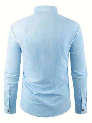 Elvoria | Camisa ligera de algodón de manga larga
