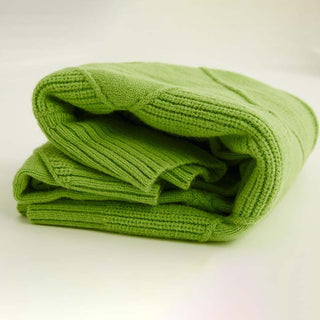 Suéter De Tricot De Color Sólido