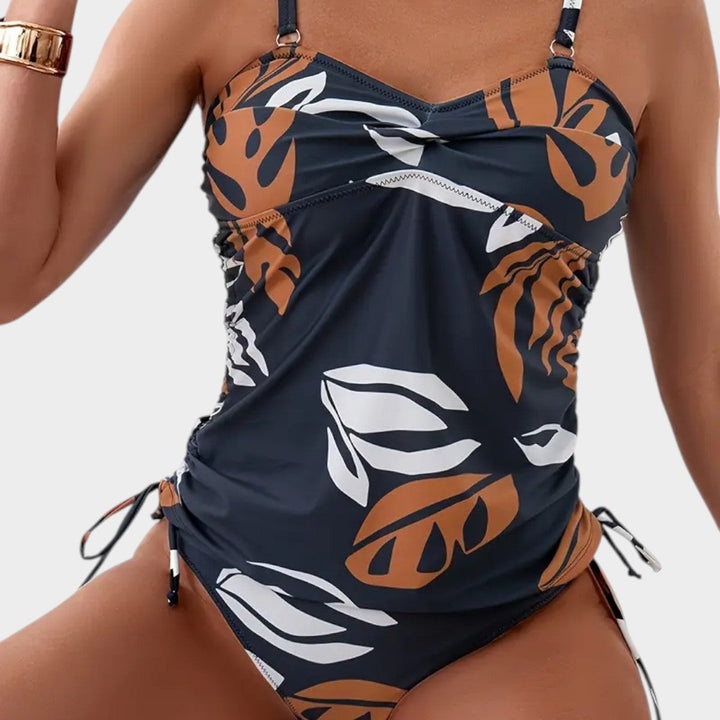 Carmen™ | Bikini con estampado tropical de hojas