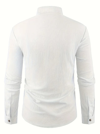Elvoria | Camisa ligera de algodón de manga larga