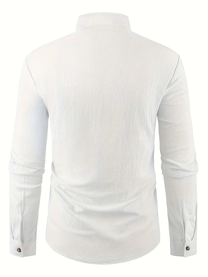 Elvoria | Camisa ligera de algodón de manga larga
