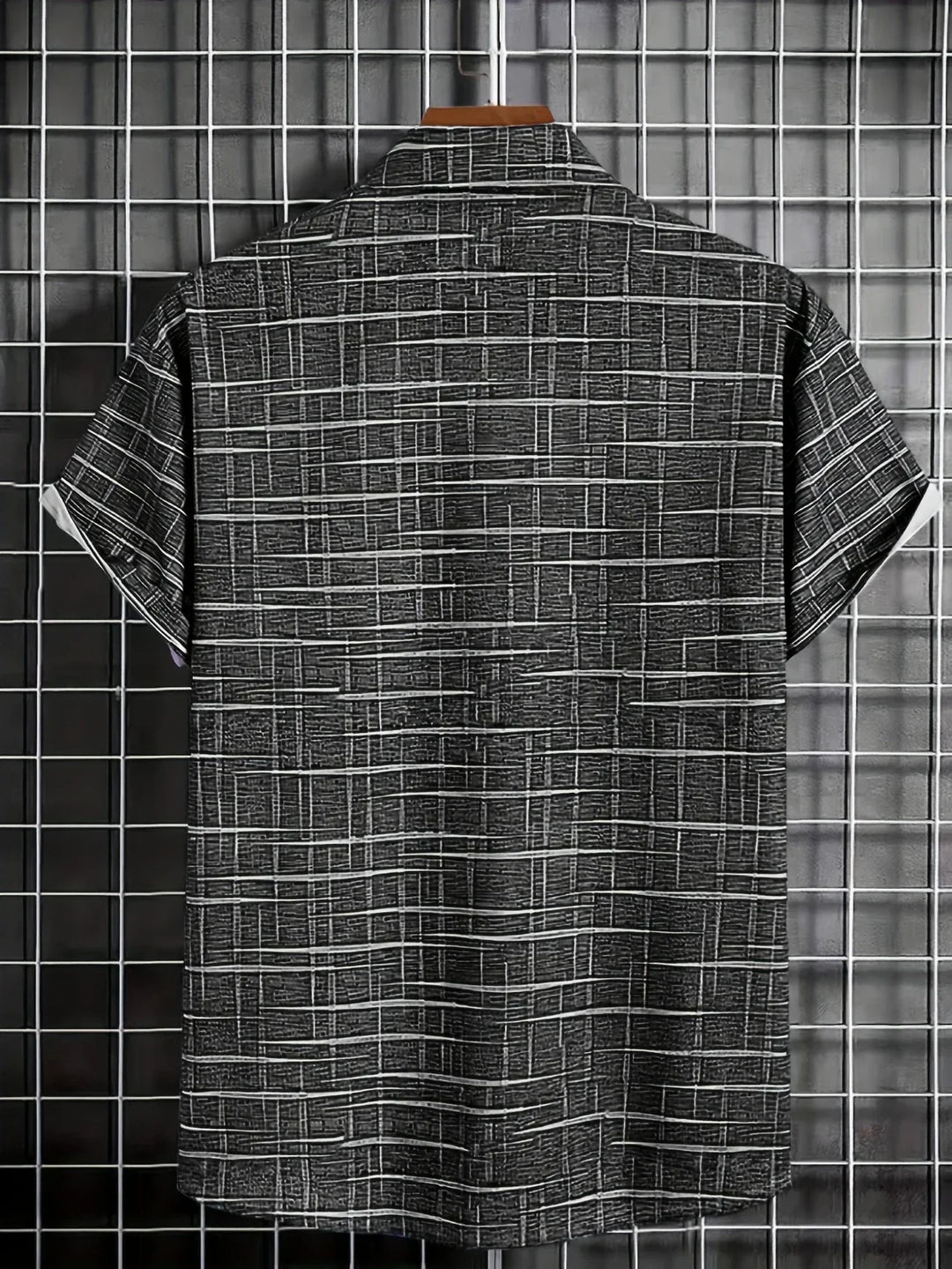 Elvoria | Camisa elegante de rayas y cuadros