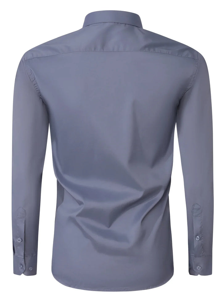 Elvoria | Camisa elegante de manga larga con botones