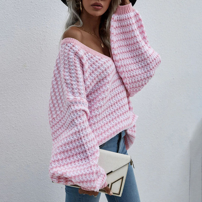 Pull De Tricot Casual A Rayas