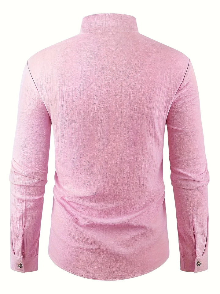 Elvoria | Camisa ligera de algodón de manga larga